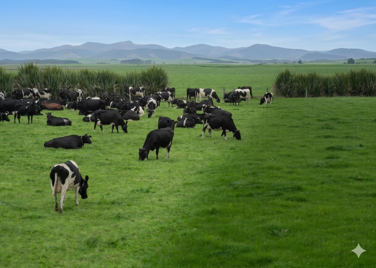 Vaca con collar de telemetría