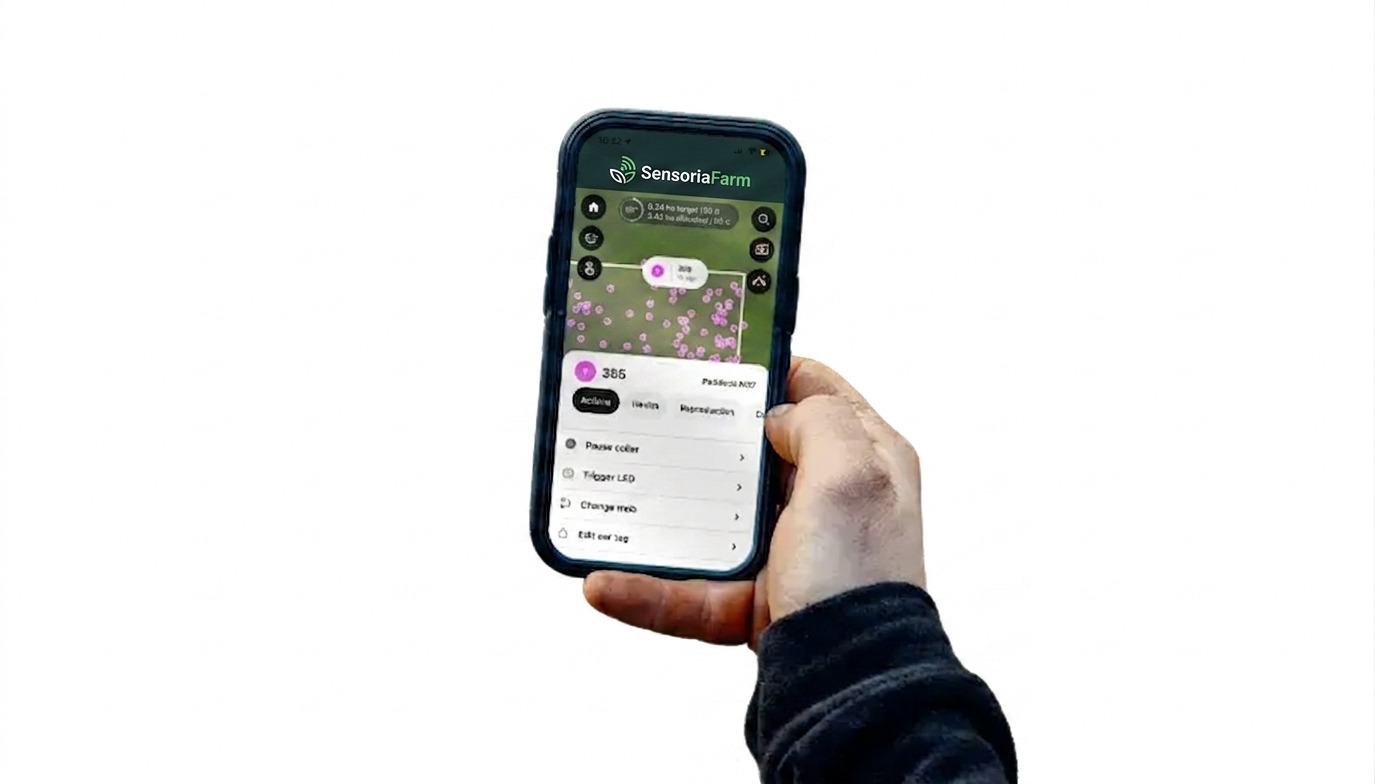 Pantalla de aplicación móvil